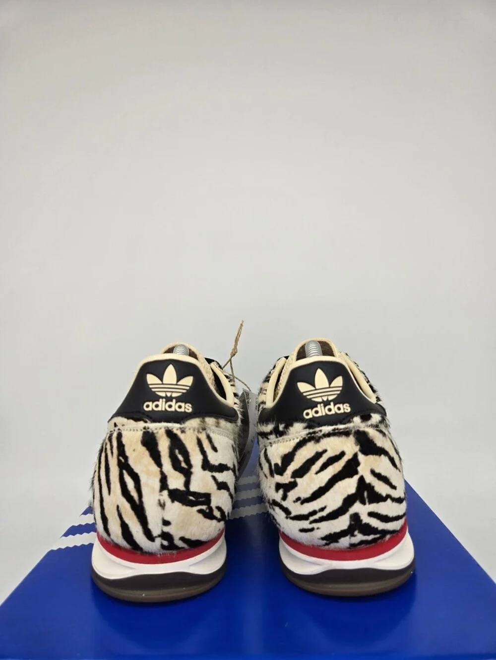 adidas Women's SL 72 OG KH8811 Zebra Print Shoes Size 10.5